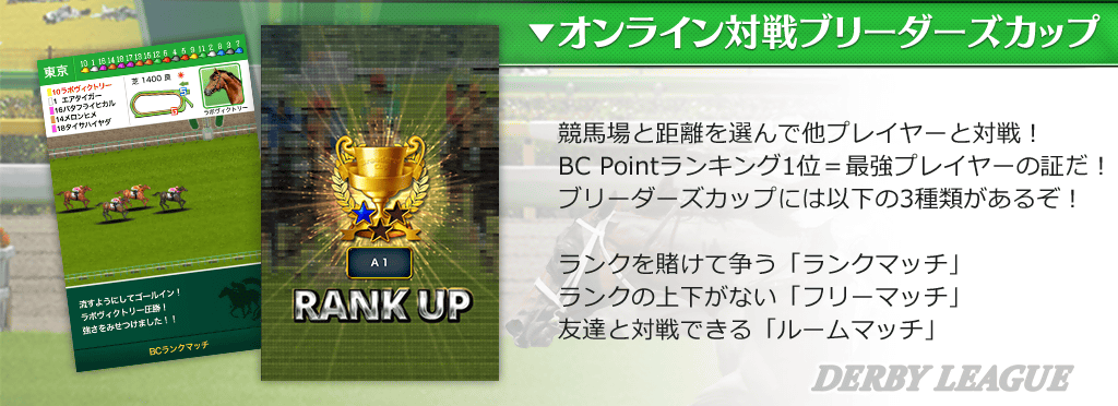 ▼歴代の名馬や現役G1馬が登場　夢の配合で最強馬を育成しよう！